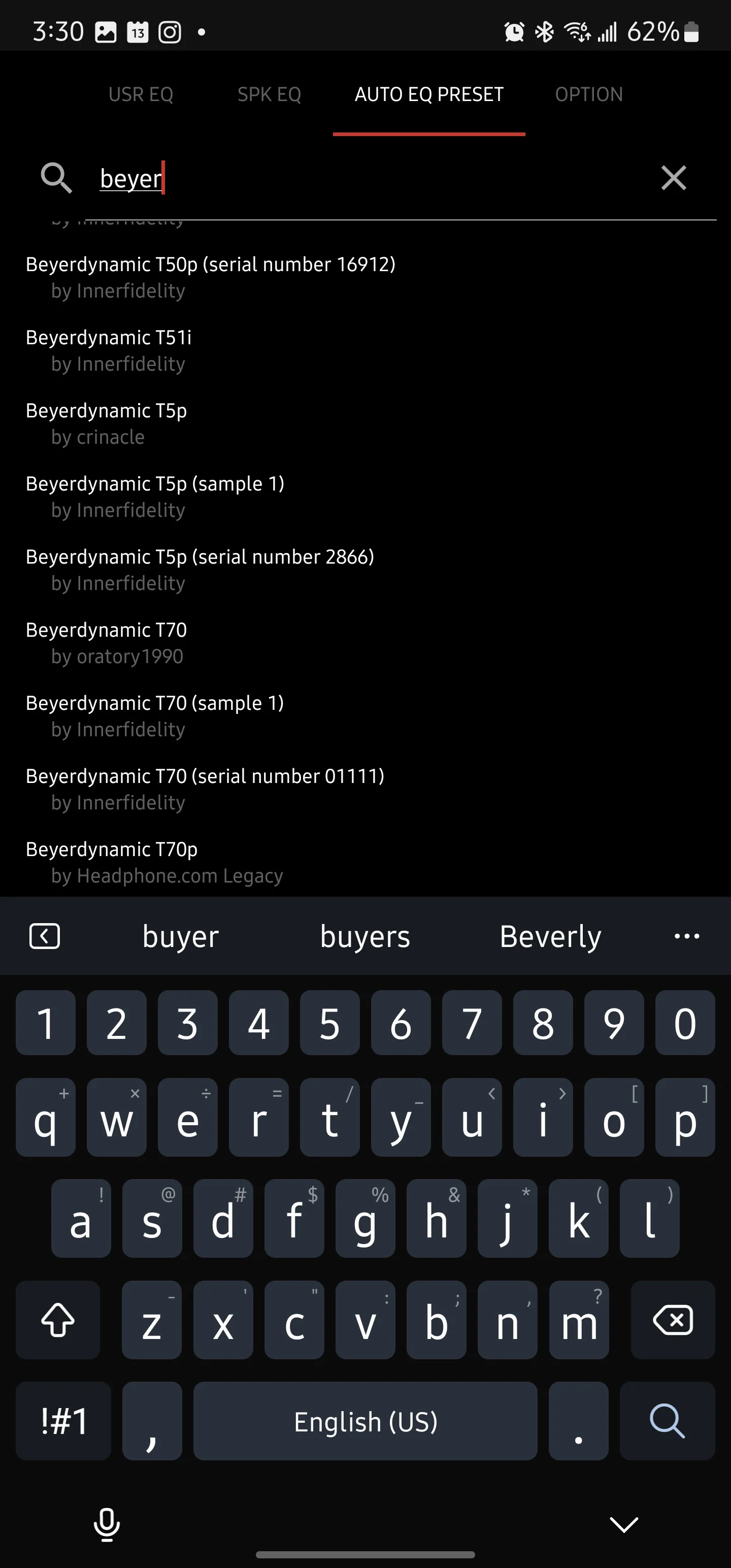 Qudelix-5K companion app
